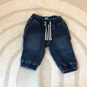 Baby denim joggers